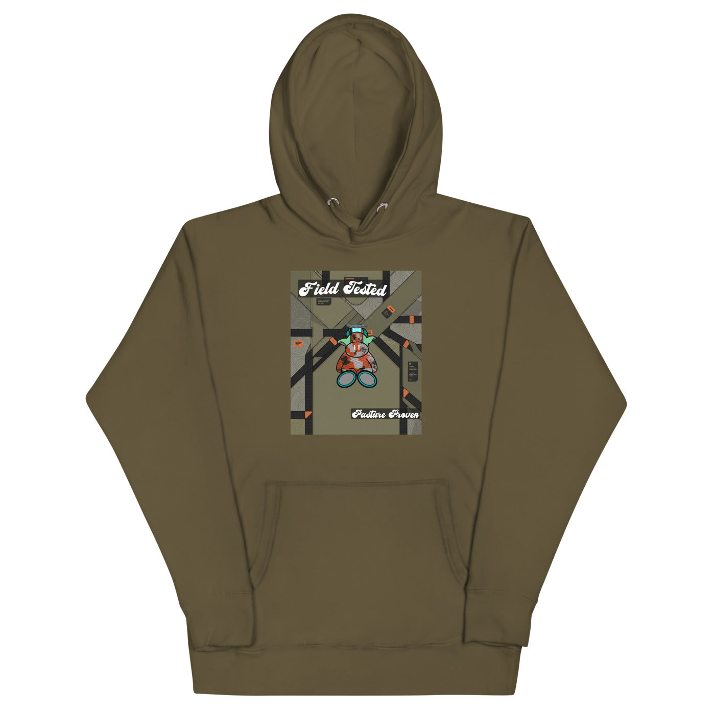 Pocket Cows Hoodie — Built To Roam — Design 125