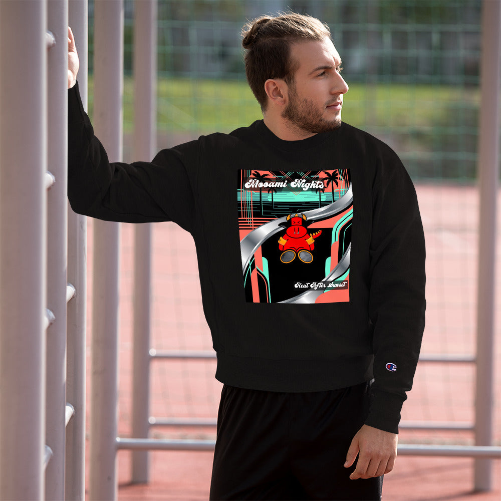 Pocket Cows Men’s Crewneck Sweatshirt — Design 272