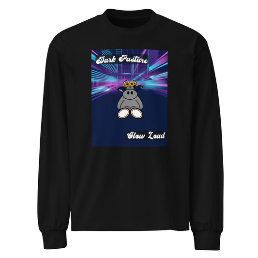 Pocket Cows Unisex Heavyweight Long Sleeve Shirt — Design 255