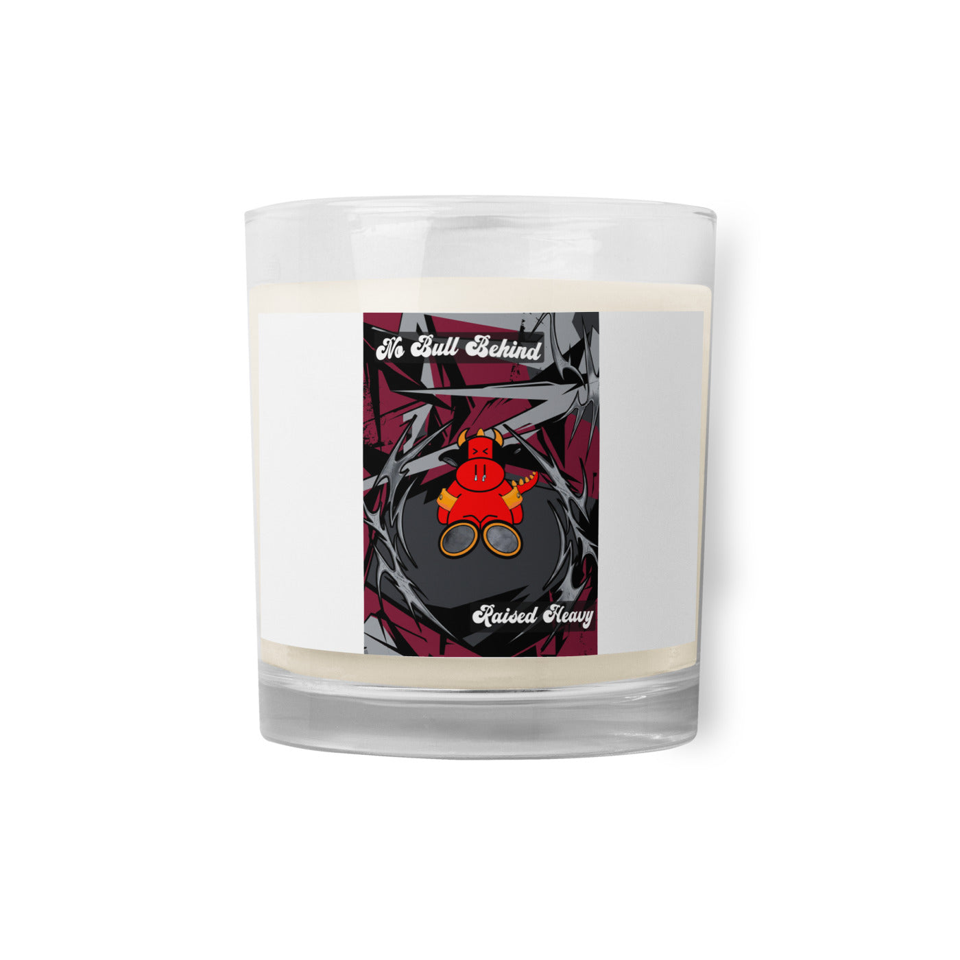 No Bull Left Glass Jar Soy Wax Candle