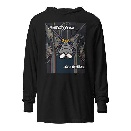 Pocket Cows Unisex Hooded Long Sleeve Tee — Design 269