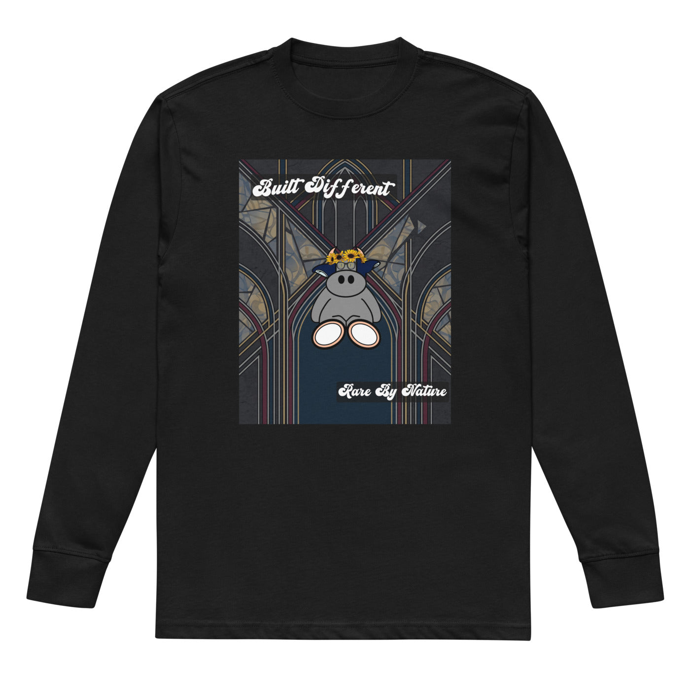 Pocket Cows Men's Heavyweight Long Sleeve T-Shirt — Design 269