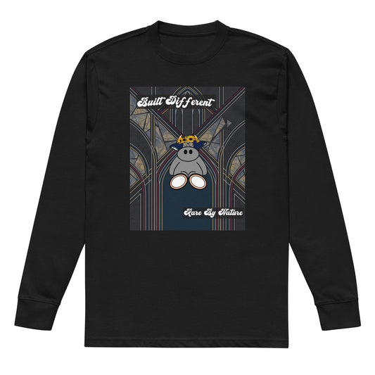 Pocket Cows Men's Heavyweight Long Sleeve T-Shirt — Design 269