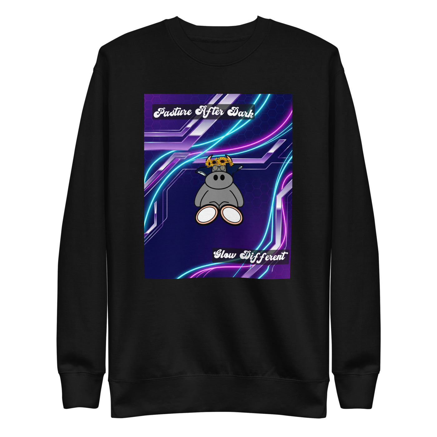 Pocket Cows Crewneck — After Hours — Design 251