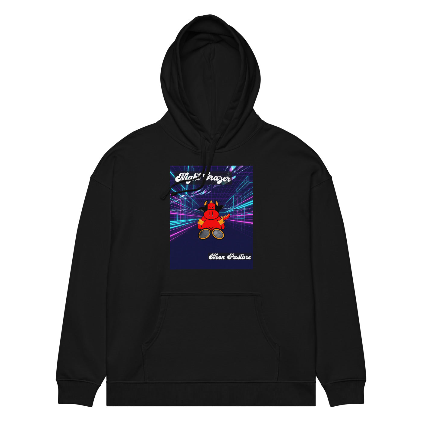 Pocket Cows Unisex Organic Relaxed Slammer 2.0 Hoodie — Design 250