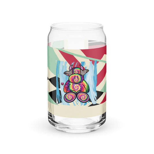 Pocket Cows Can-Shaped Glass (16 oz) — Always Fresh — Design 716