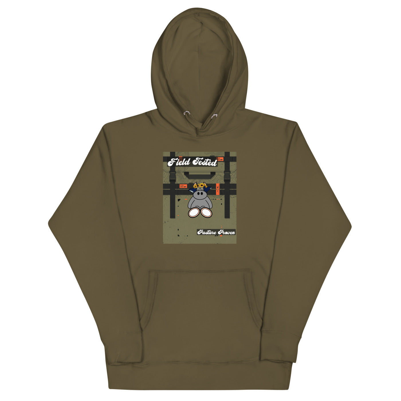 Pocket Cows Hoodie — Built To Roam — Design 41