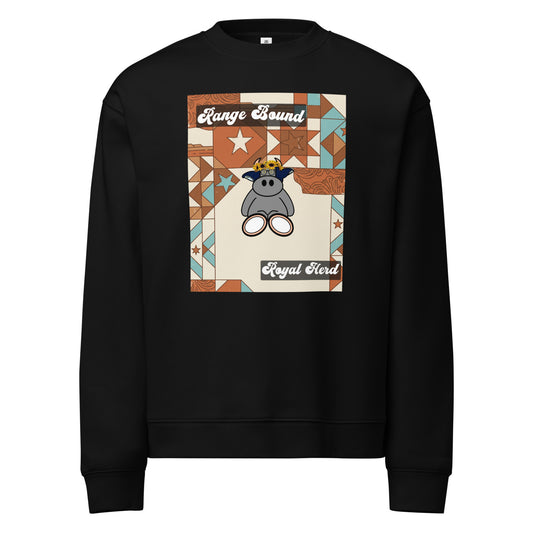 Pocket Cows Unisex Relax Crew Neck Sweatshirt — Design 258