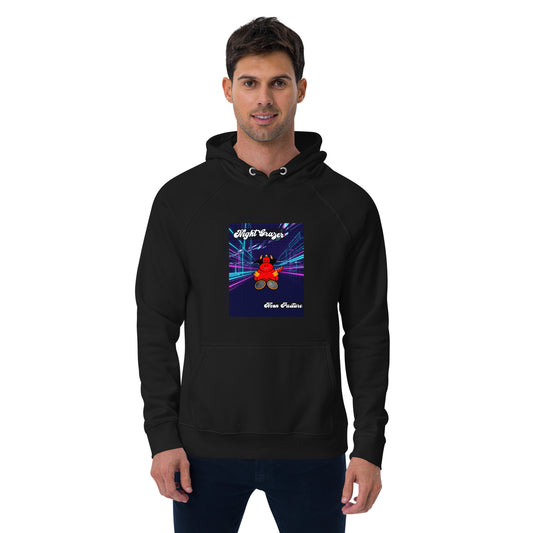 Pocket Cows Unisex Eco Raglan Hoodie — Design 250