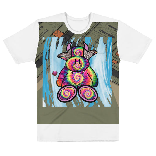 Pocket Cows All-Over Print Men’s Cotton Crew Neck T-Shirt — Built To Roam — Design 719