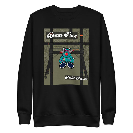 Pocket Cows Crewneck — Built To Roam — Design 809