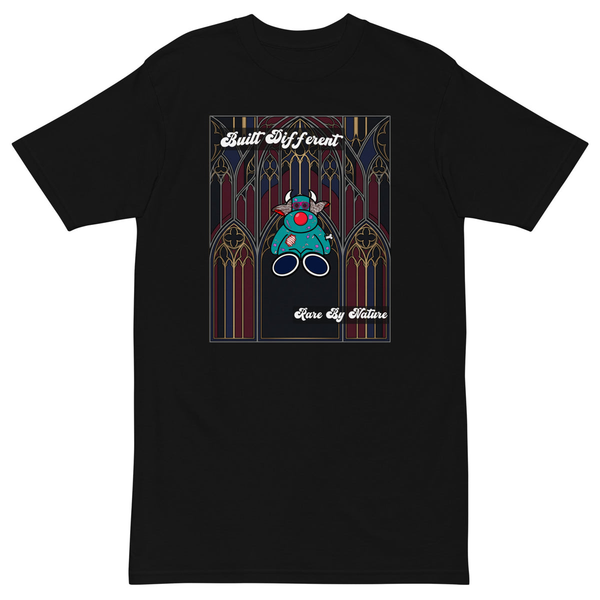 Pocket Cows Heavyweight Tee — Sacred Herd — Design 202 — alternate view