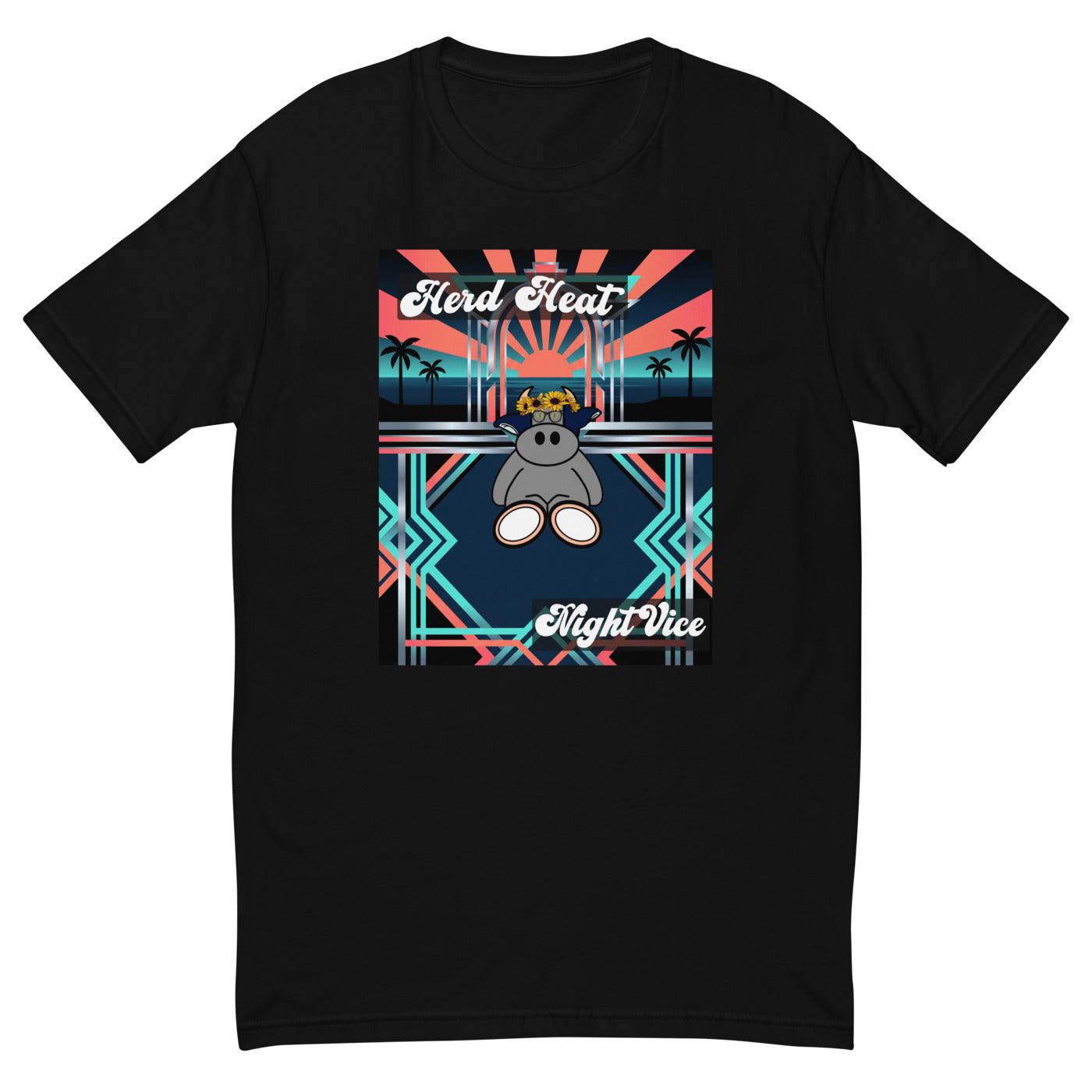 Pocket Cows Men's Fitted T-Shirt — Design 281