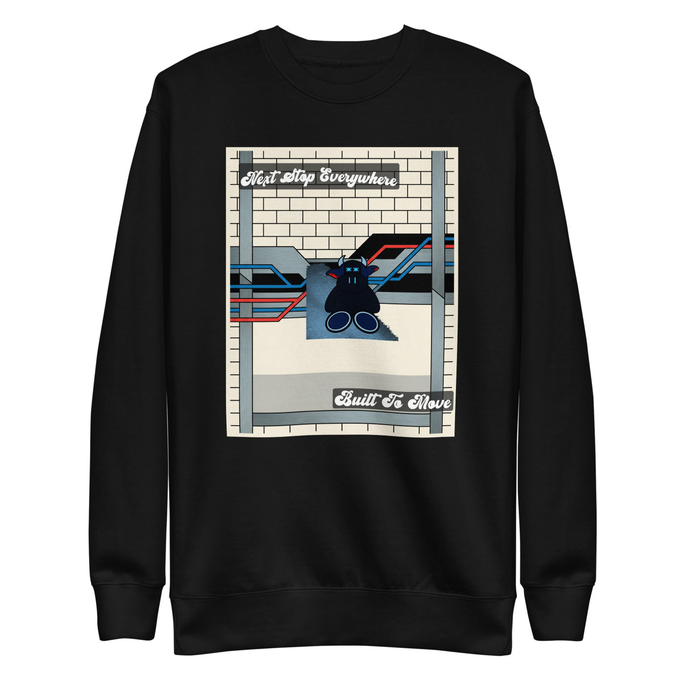 Pocket Cows Crewneck — Move Different — Design 755