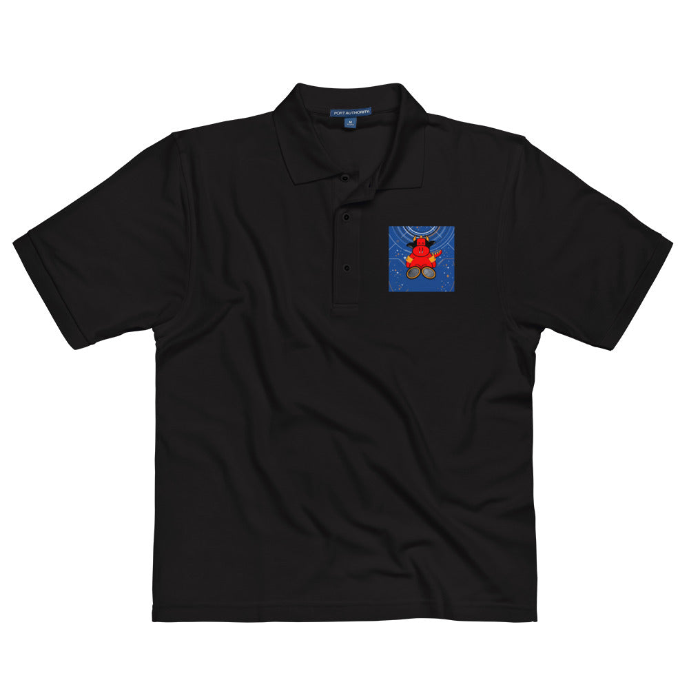 Pocket Cows Men’s Polo Shirt — Design 278