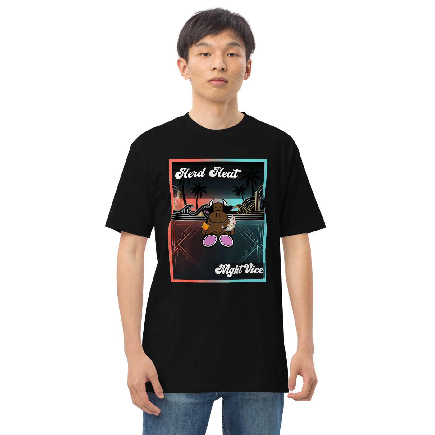 Pocket Cows Heavyweight Tee — Pasture Vice — Design 771