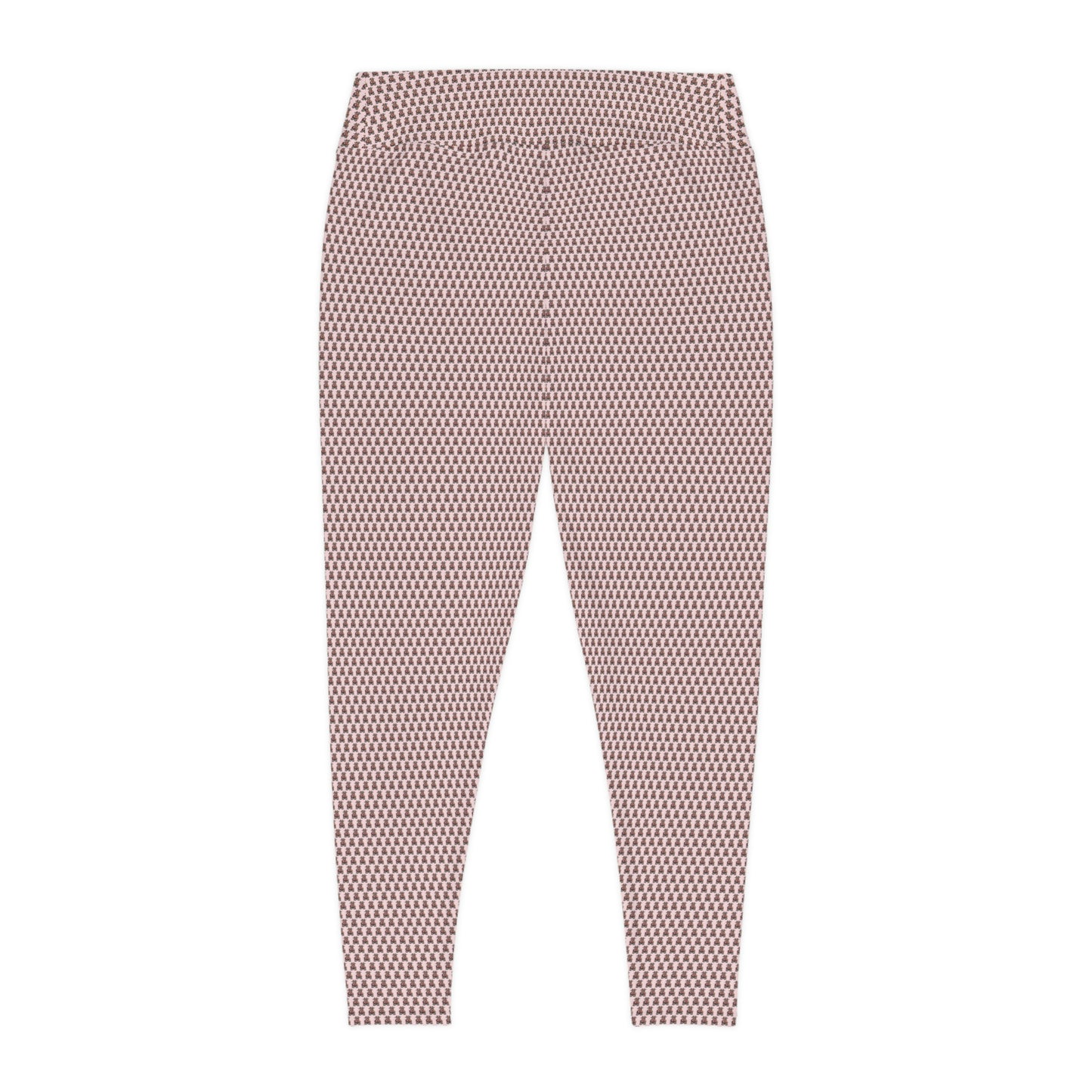 Pink Pattern Plus Size Leggings