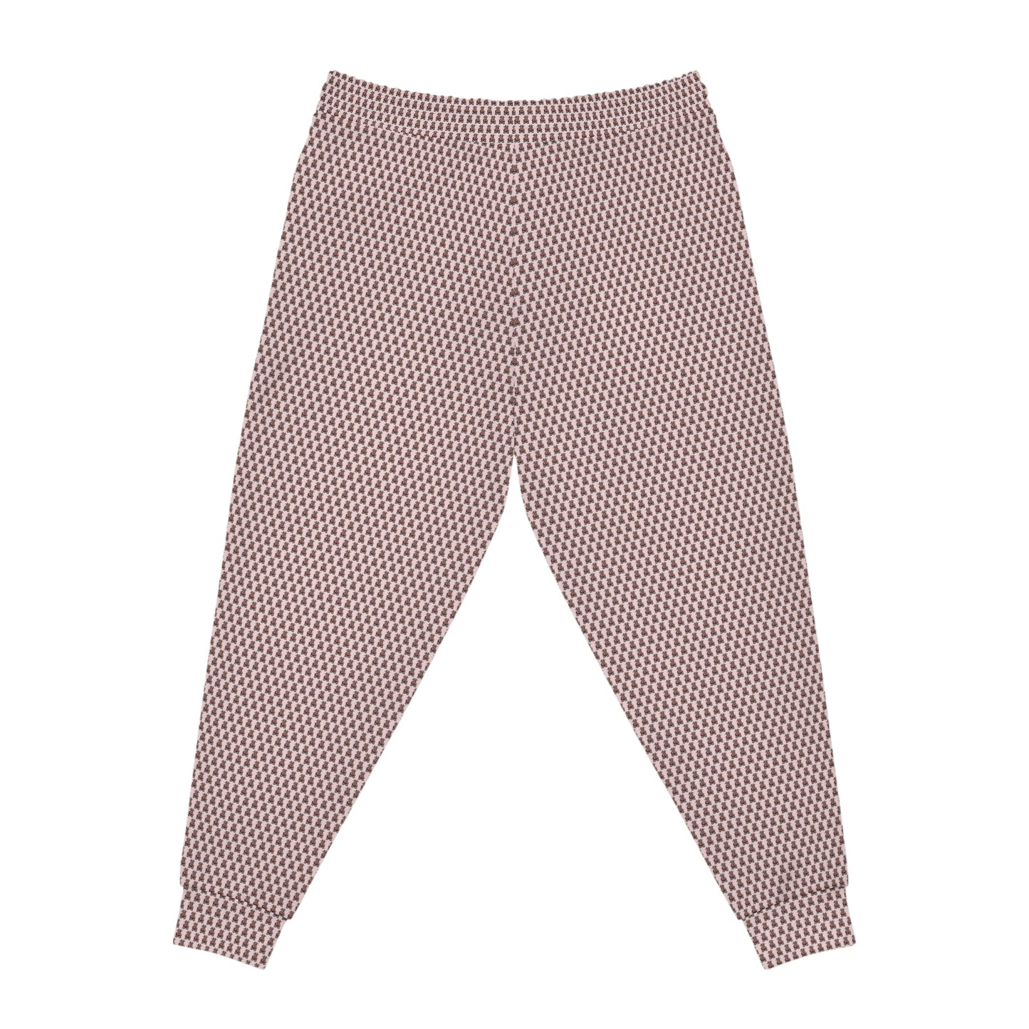 Pink Pattern Athletic Joggers (AOP)