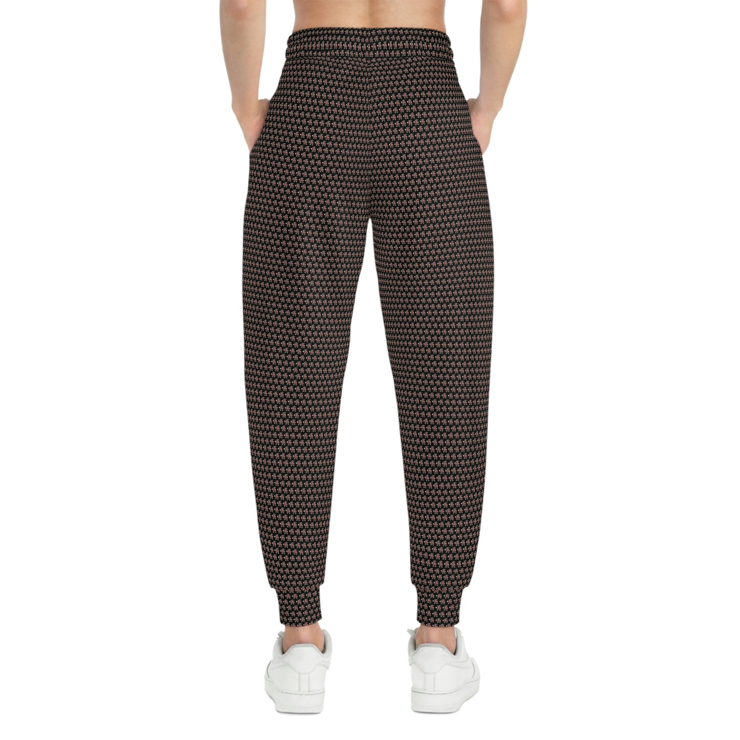 Pink Pattern Athletic Joggers (AOP)