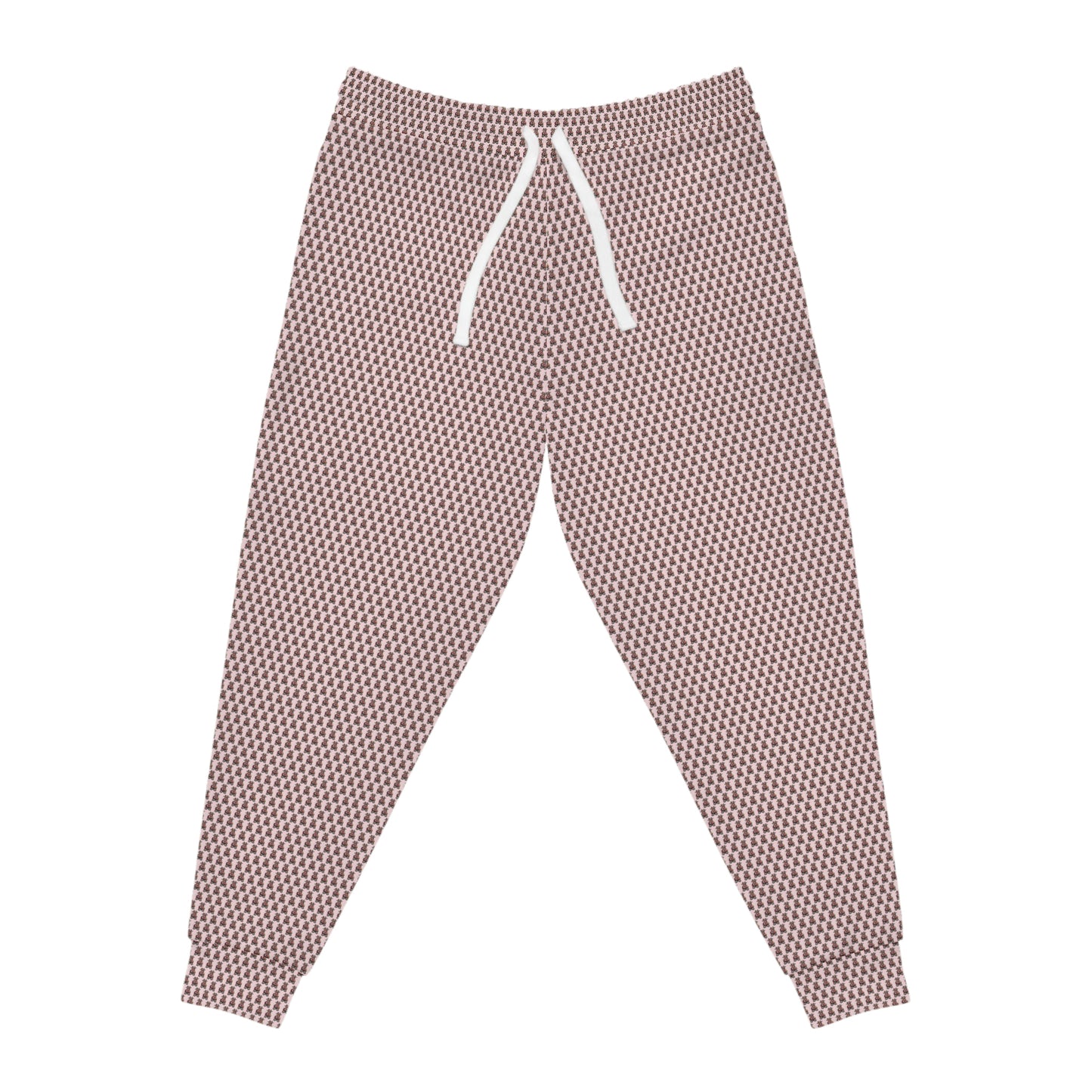 Pink Pattern Athletic Joggers (AOP)