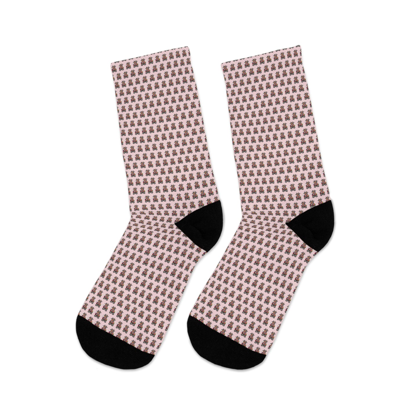 Pink Pattern DTG Socks