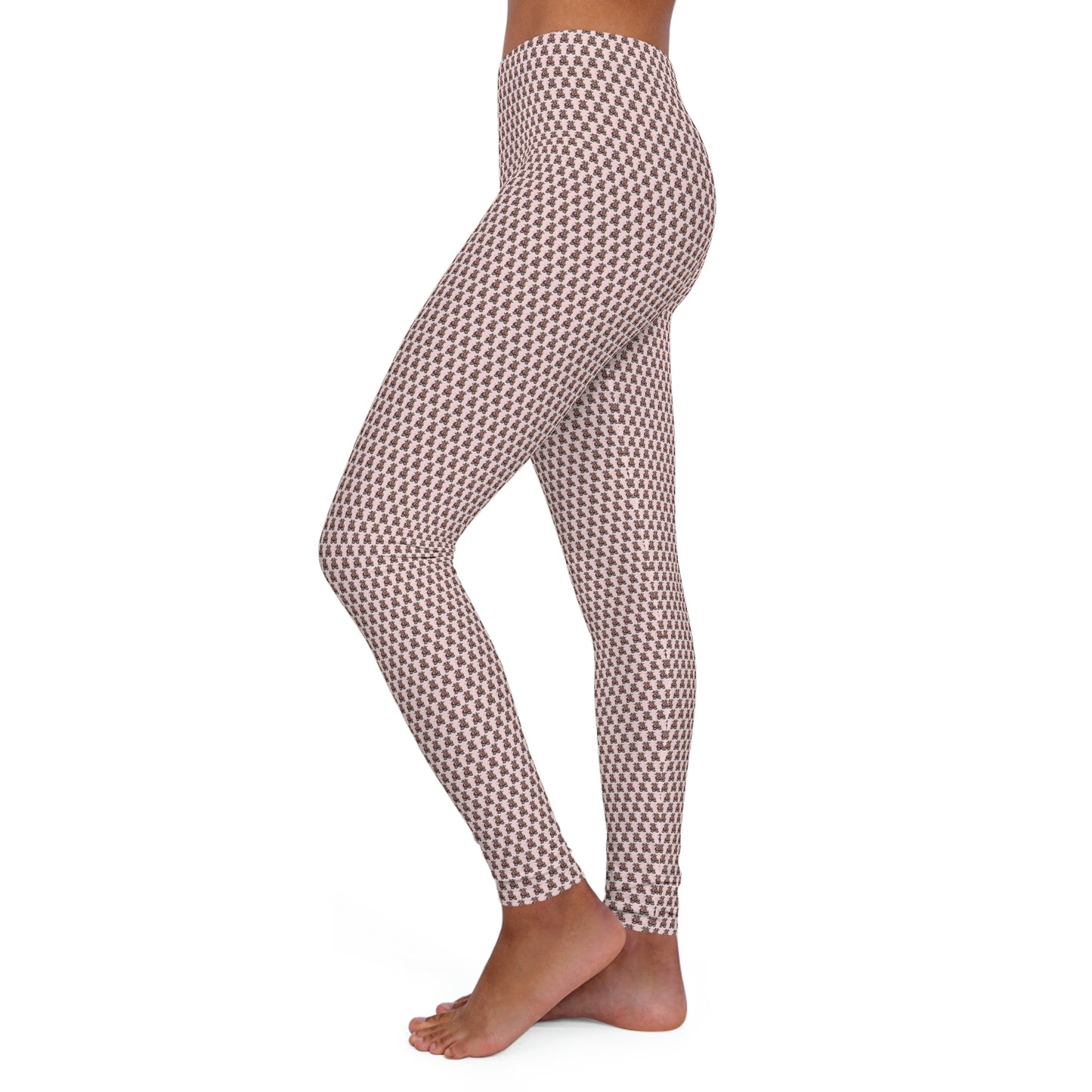 Pink Pattern Women's Spandex Leggings