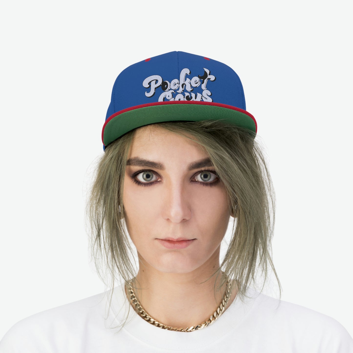 Unisex Flat Bill Hat