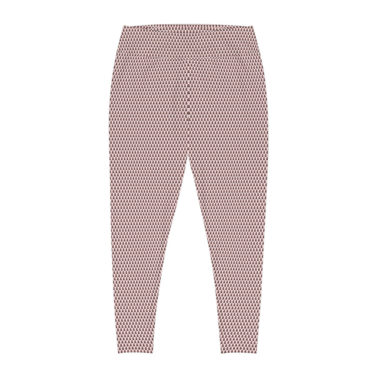 Pink Pattern Plus Size Leggings