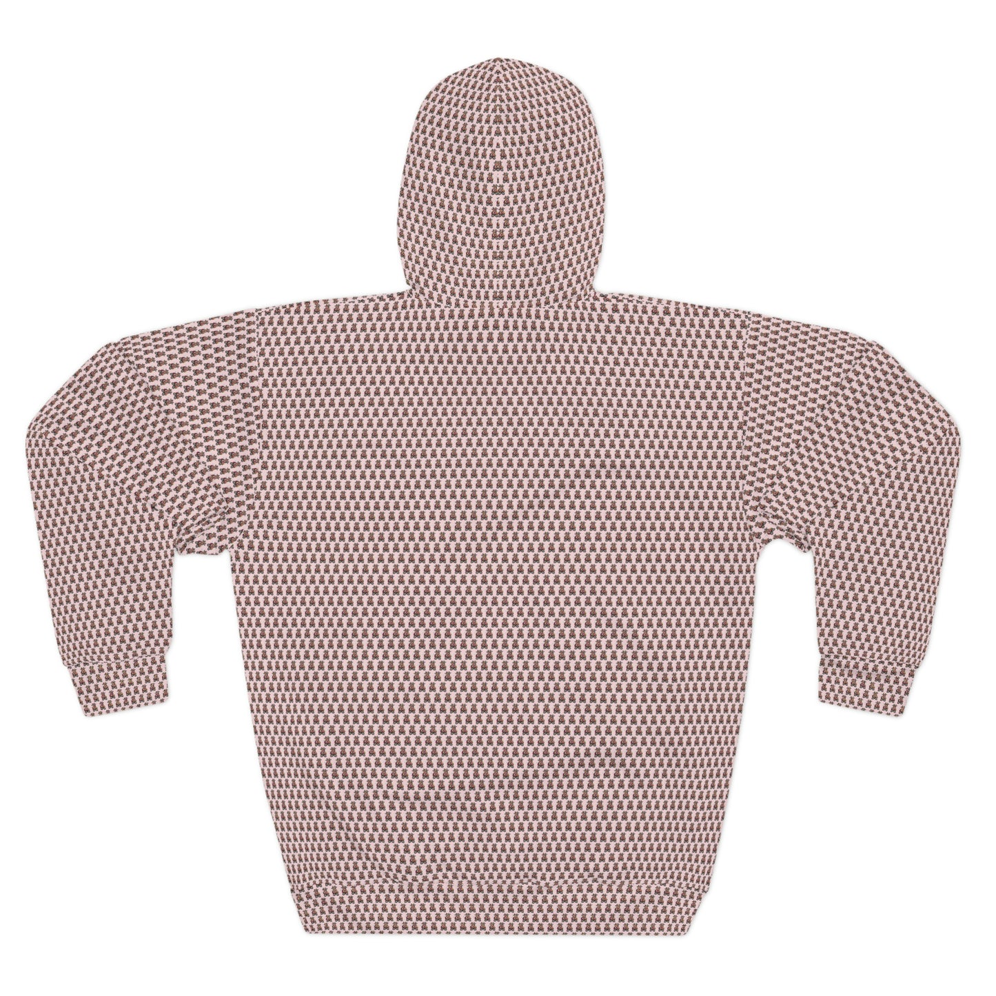 Pink Pattern AOP Unisex Pullover Hoodie